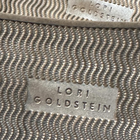 LOGO Lori Goldstein Gold Slip on Sneaker style Awesomeness - Size 9 - Picture 6 of 6